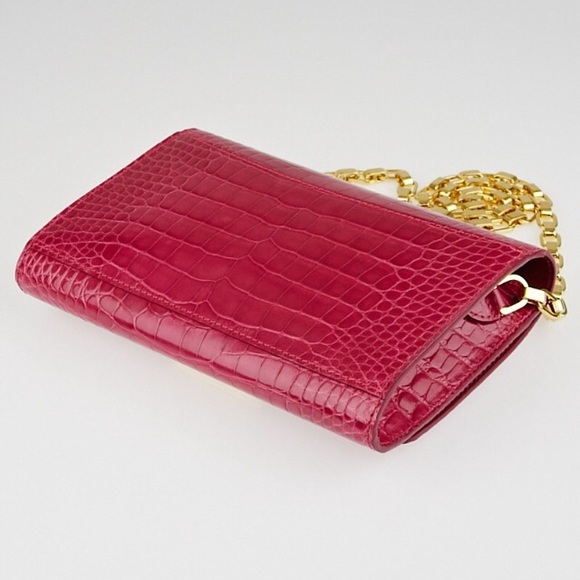 Auth rare Louis Vuitton Louise alligator exotic - Picture 2 of 8